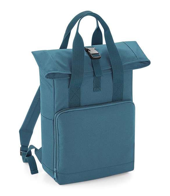Twin handle roll-top backpack