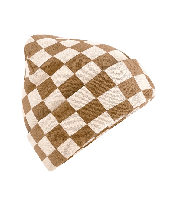 Checkerboard beanie