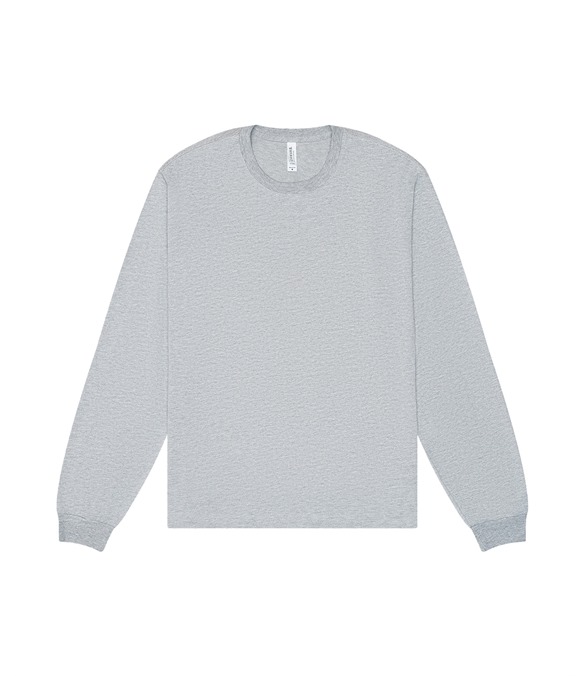Unisex heavy boxy long sleeve tee