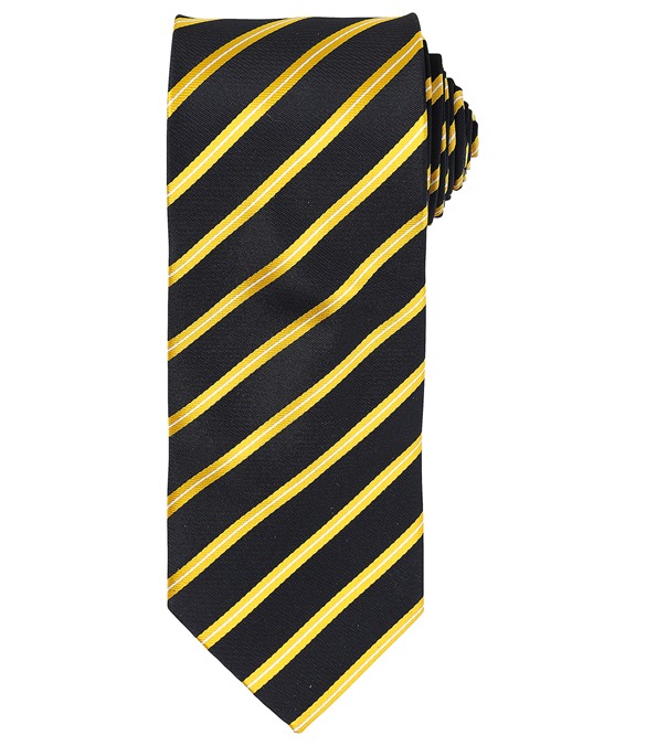 Sports stripe tie