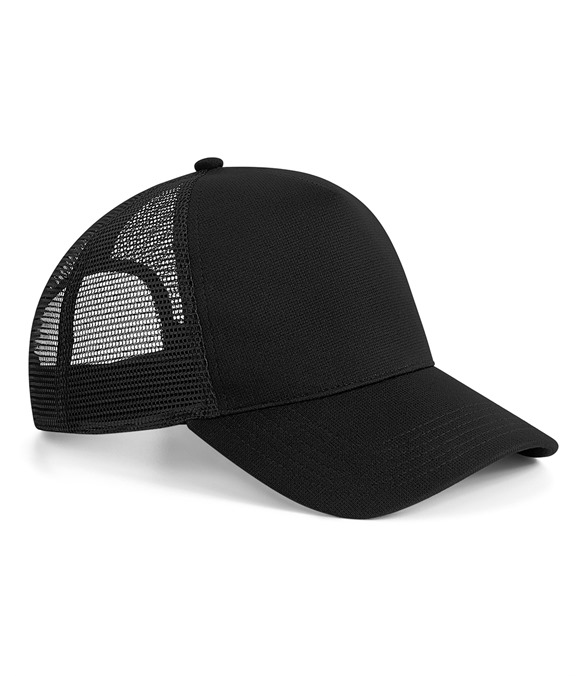 Microknit snapback trucker