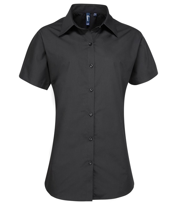 Women's supreme poplin short sleeve shirt