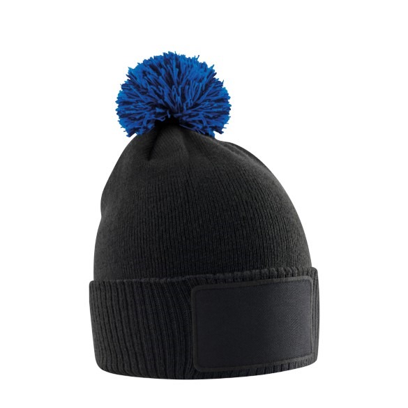 Kids snowstar patch beanie