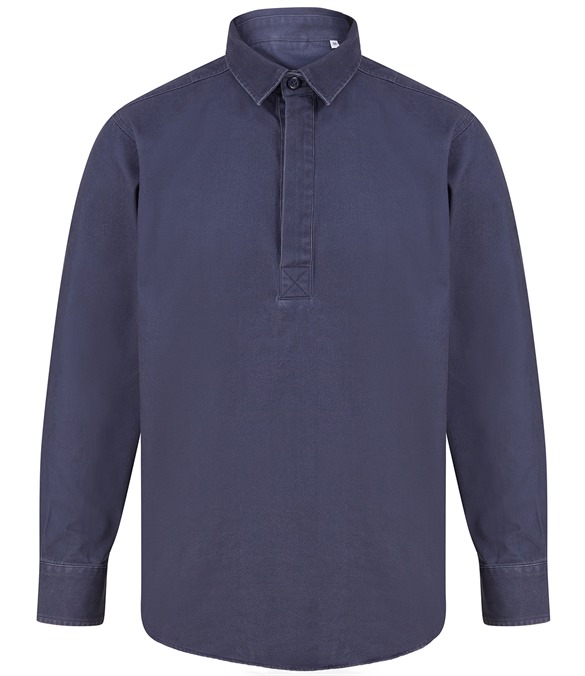 Pullover drill shirt