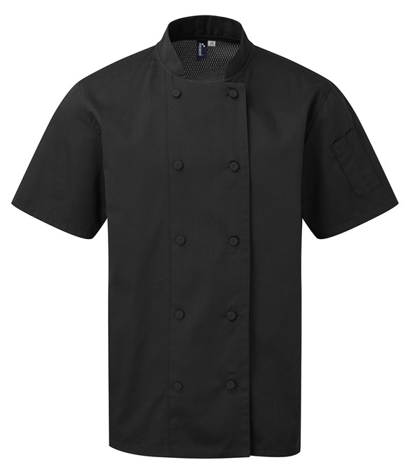 Chefs Coolchecker? short sleeve jacket