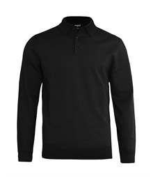 Brighton long sleeve polo – elegant knitted polo