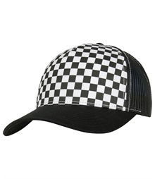 Checkerboard retro trucker (6506CB)