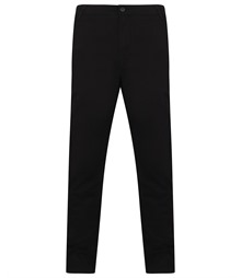 Stretch chinos with flex waistband