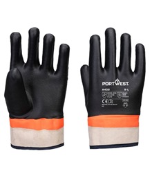 Grip PVC Sandy Double Dipped Glove