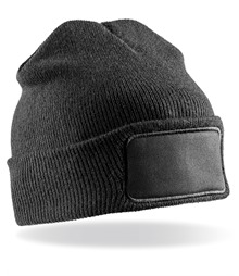 Recycled double knit printers beanie