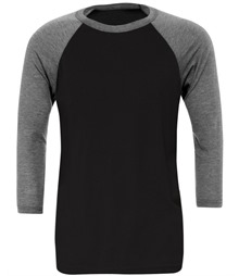 Unisex triblend ? sleeve baseball t-shirt