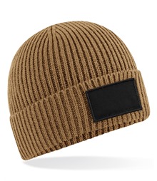 Fashion patch beanie