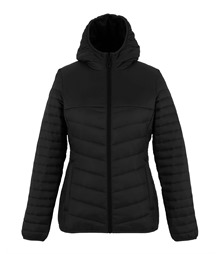 Loftlite women’s hooded baffle jacket