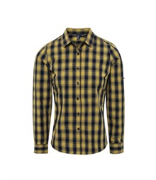 Women's Mulligan check cotton long sleeve shirt