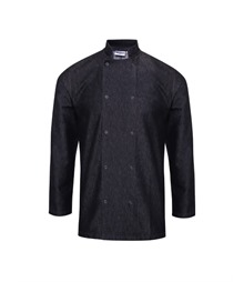 Denim chef's jacket