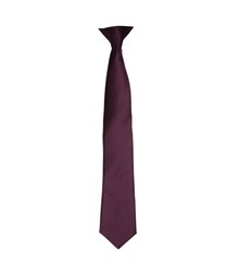 'Colours' satin clip tie