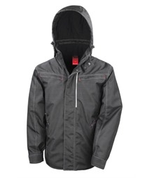 Denim texture rugged jacket