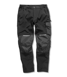 Slim softshell work trouser