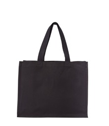 Recycled premium canvas stand-up shopper