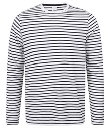Unisex long-sleeved striped T
