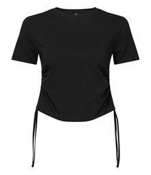 Women?s TriDri? ruched crop top