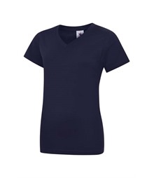 Ladies Classic V Neck T Shirt