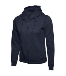 Ladies Classic Full Zip Hooded Sweatshirt