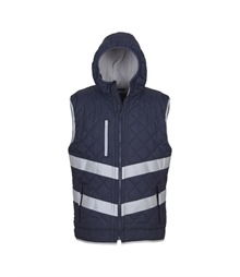 Hi-vis Kensington hooded gilet (HV007)