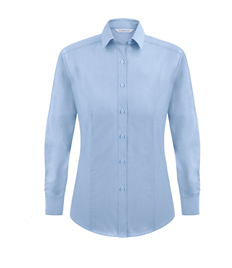 Megan Ladies L/S Oxford Blouse