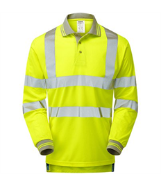 PULSAR Long-Sleeve Hi-Vis Polo Shirt