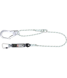 Curiosity - Energy Absorbing Kernmantle Rope Lanyard 2 Mtr With Ring Adjuster