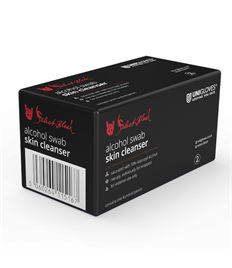 Select Black Alcohol Swabs Sold As A Case Of 100 Packs (100 Units Per Pack)