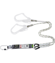 Forked Energy Absorbing Kernmantle Rope Lanyard 1.50 Mtr