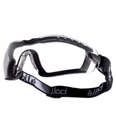 Bolle Safety Cobra Safety Glasses with Strap Clear