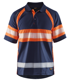 BLÅKLÄDER Hi-Vis Polo Shirt