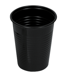 Disposable Black Cups - Sold As A Case Of 30 Bags (100 Units Per Bag)